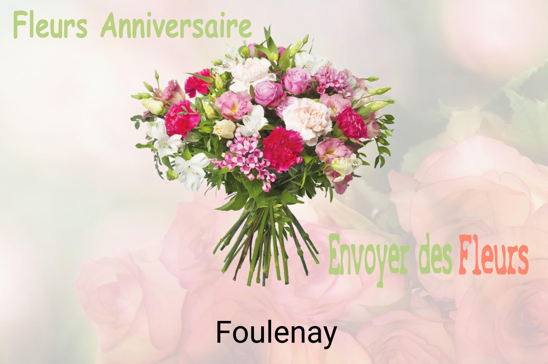 Bouquet de fleurs d’anniversaire livré à Foulenay