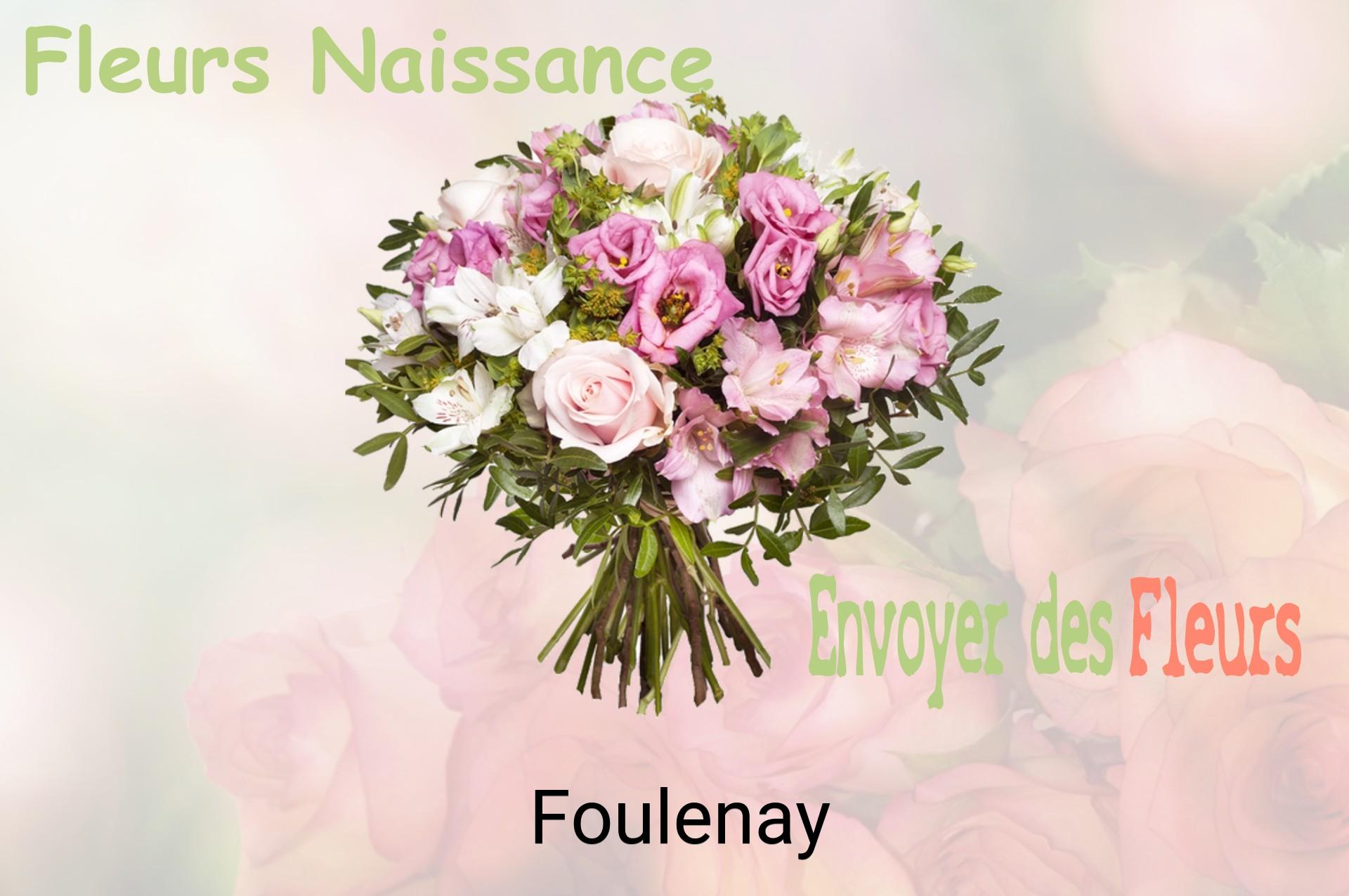 Bouquet de fleurs de naissance livré à Foulenay